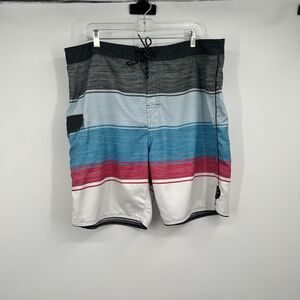 Rip Curl Board Shorts Mens 38 Colorblock Colorful Beach Swim Vacation Cruise